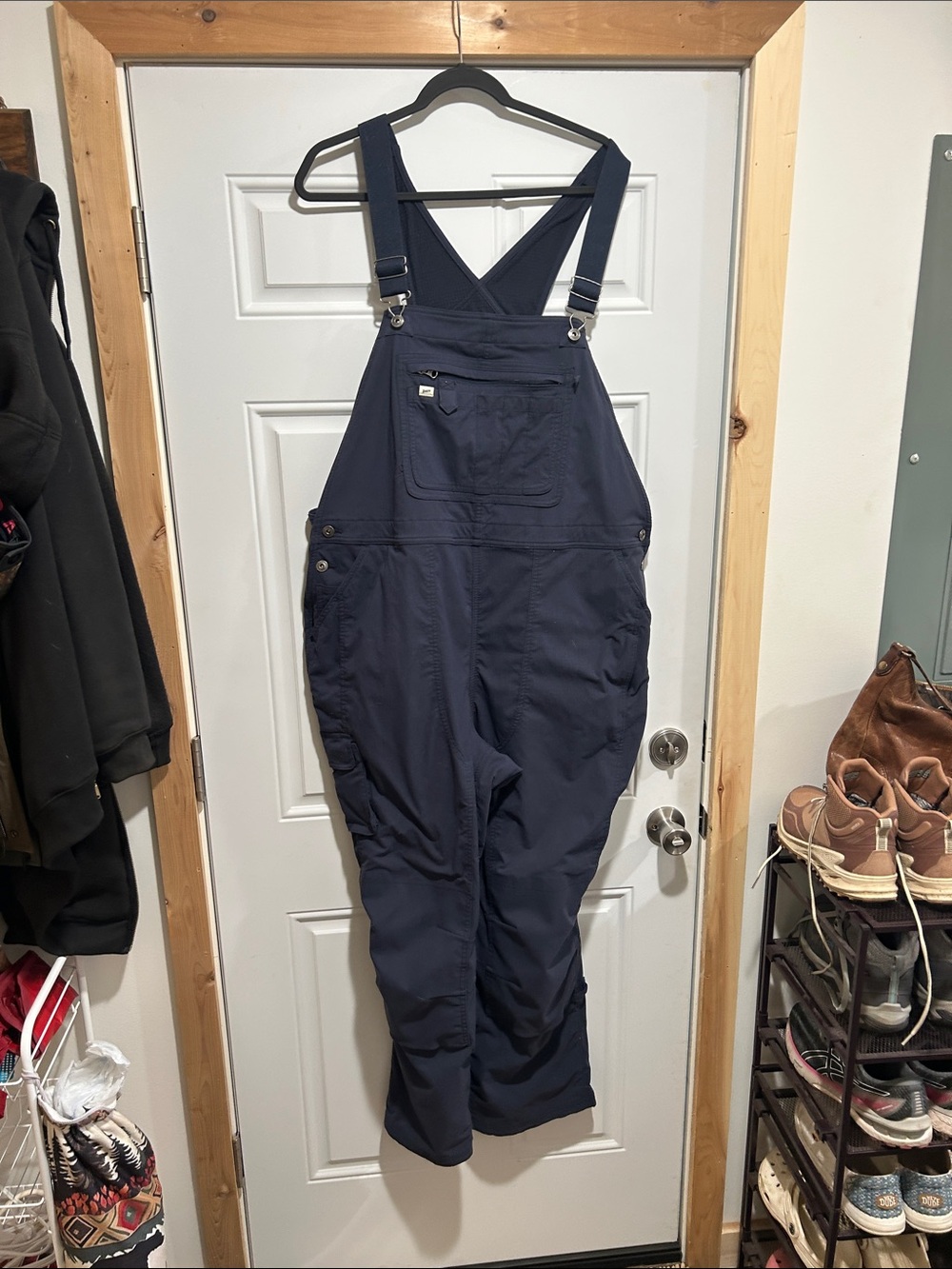 Duluth Women's Navy Insulated Bib Overalls 2X